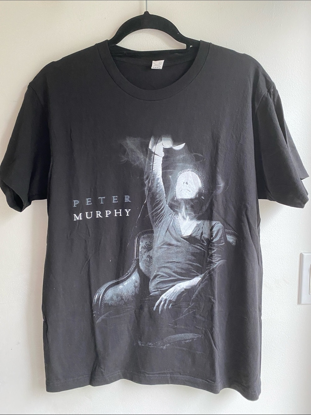 Peter Murphy Fall 2011 Goth Rock Concert Tour Tshirt Med Black Cotton